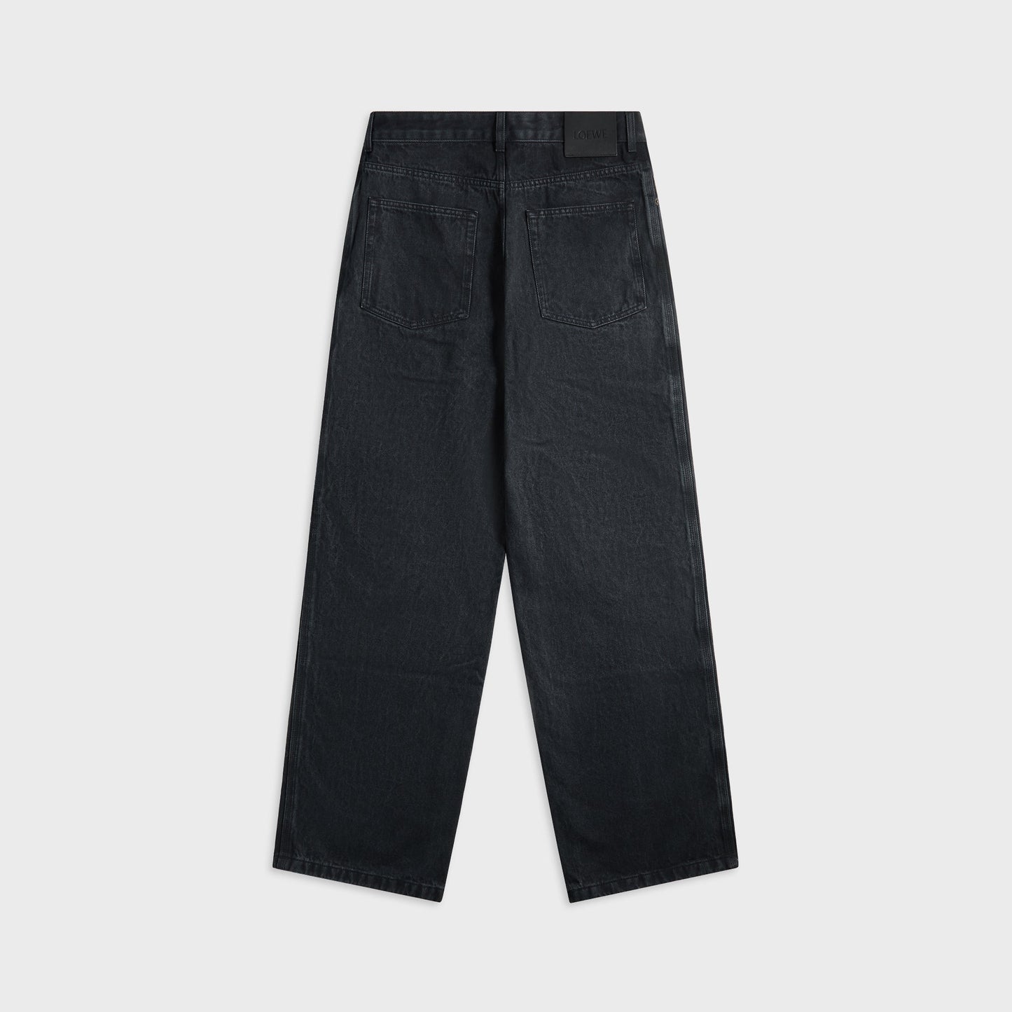 Men Kith Loewe Anagram Baggy Jeans - Black