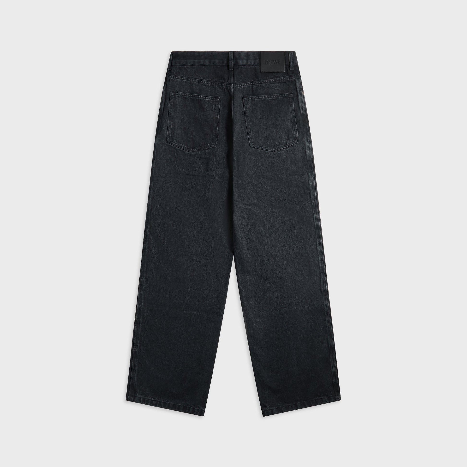 Men Kith Loewe Anagram Baggy Jeans - Black