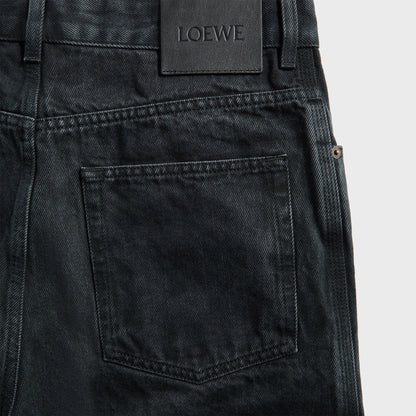 Men Kith Loewe Anagram Baggy Jeans - Black