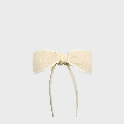 Women Kith Asta Resort Mia Bikini Top - Ivory Sequin