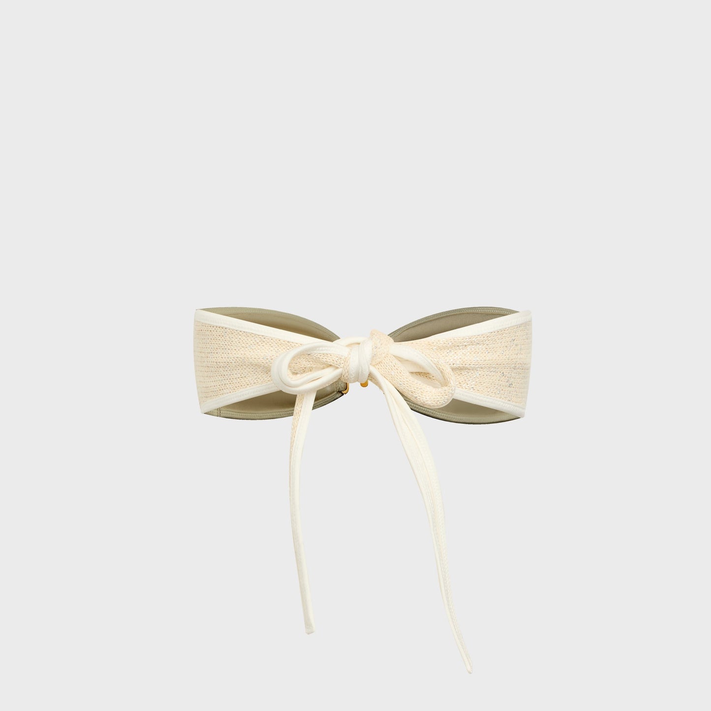 Women Kith Asta Resort Mia Bikini Top - Ivory Sequin