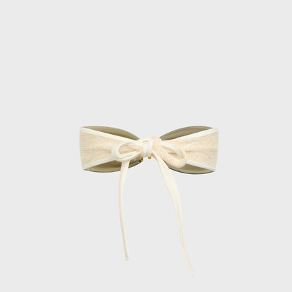 Women Kith Asta Resort Mia Bikini Top - Ivory Sequin
