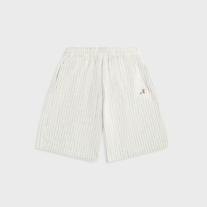 Men Kith Awake NY Striped Shorts - Ivory