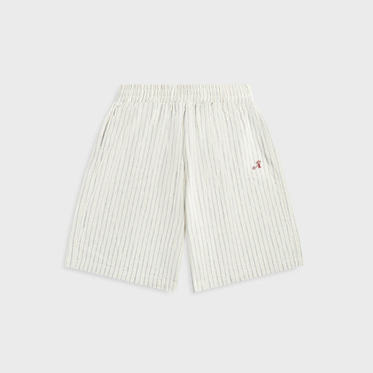 Men Kith Awake NY Striped Shorts - Ivory