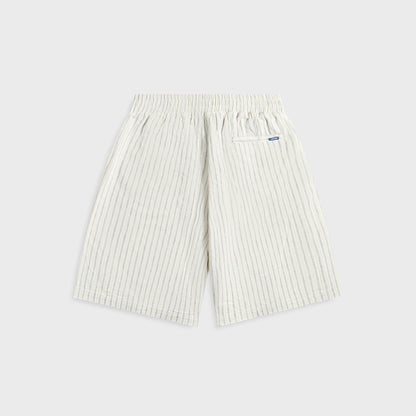 Men Kith Awake NY Striped Shorts - Ivory