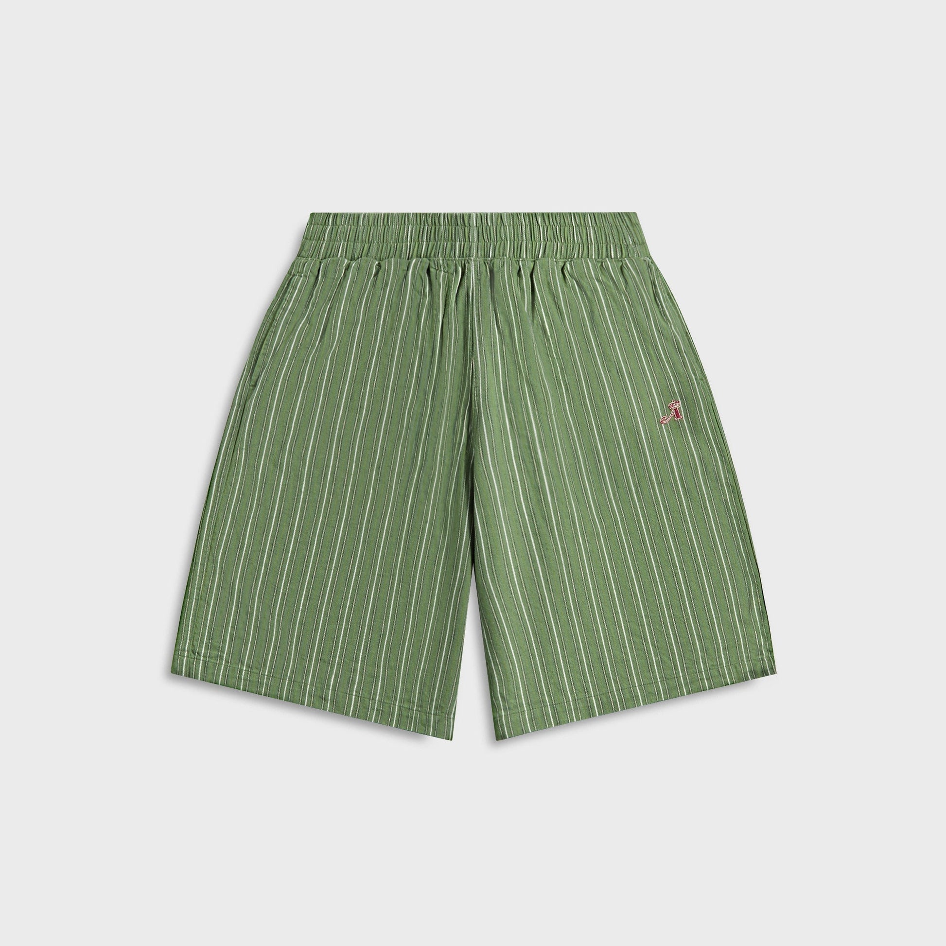 Men Kith Awake NY Striped Shorts - Green