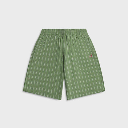 Men Kith Awake NY Striped Shorts - Green