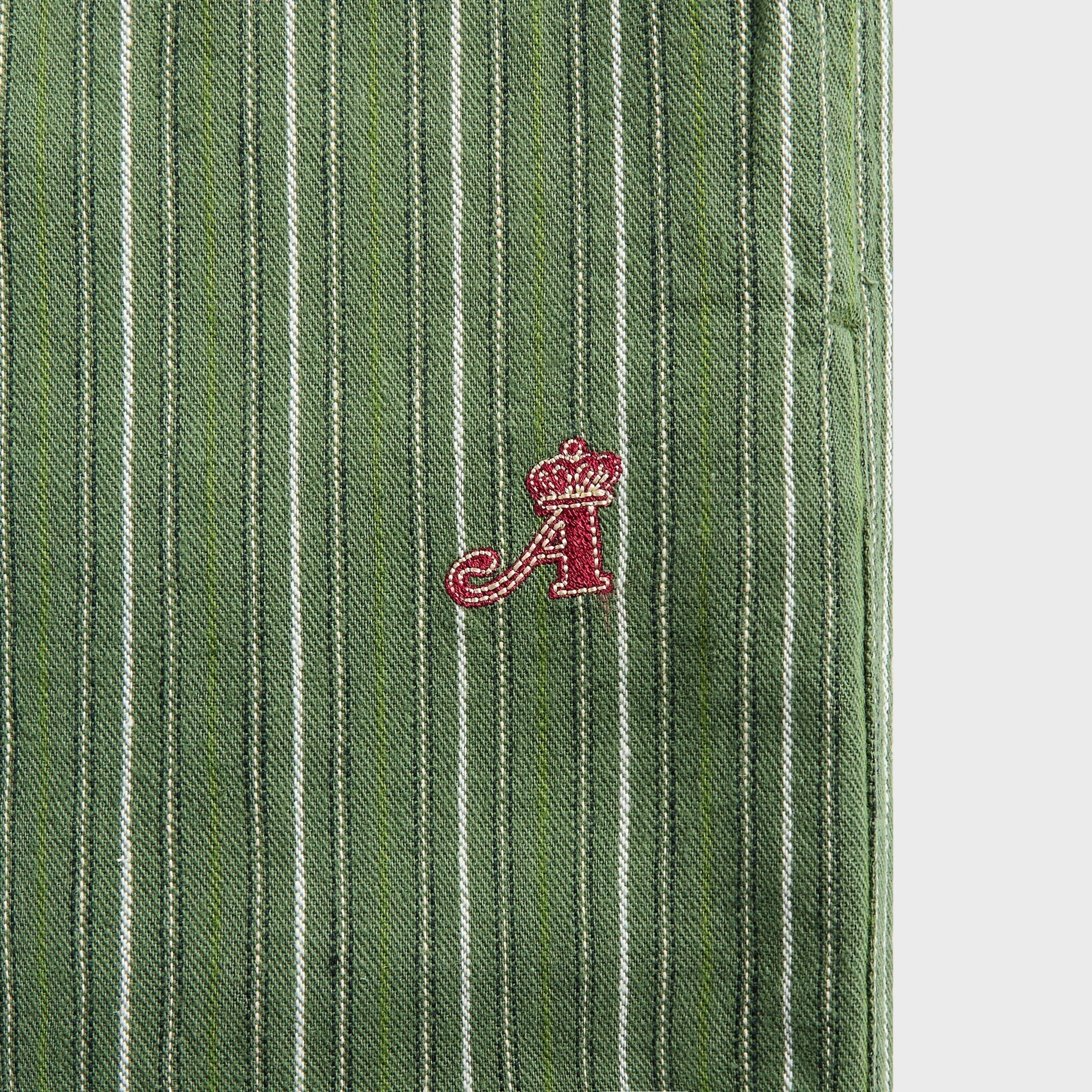 Men Kith Awake NY Striped Shorts - Green