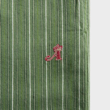 Men Kith Awake NY Striped Shorts - Green