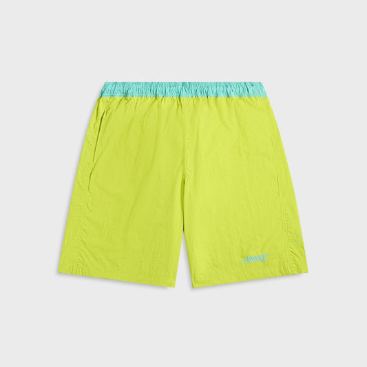 Men Kith Awake NY Classic Logo Swim Trunk - Lime Green