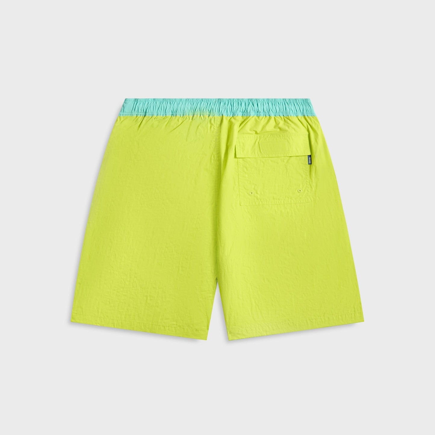 Men Kith Awake NY Classic Logo Swim Trunk - Lime Green