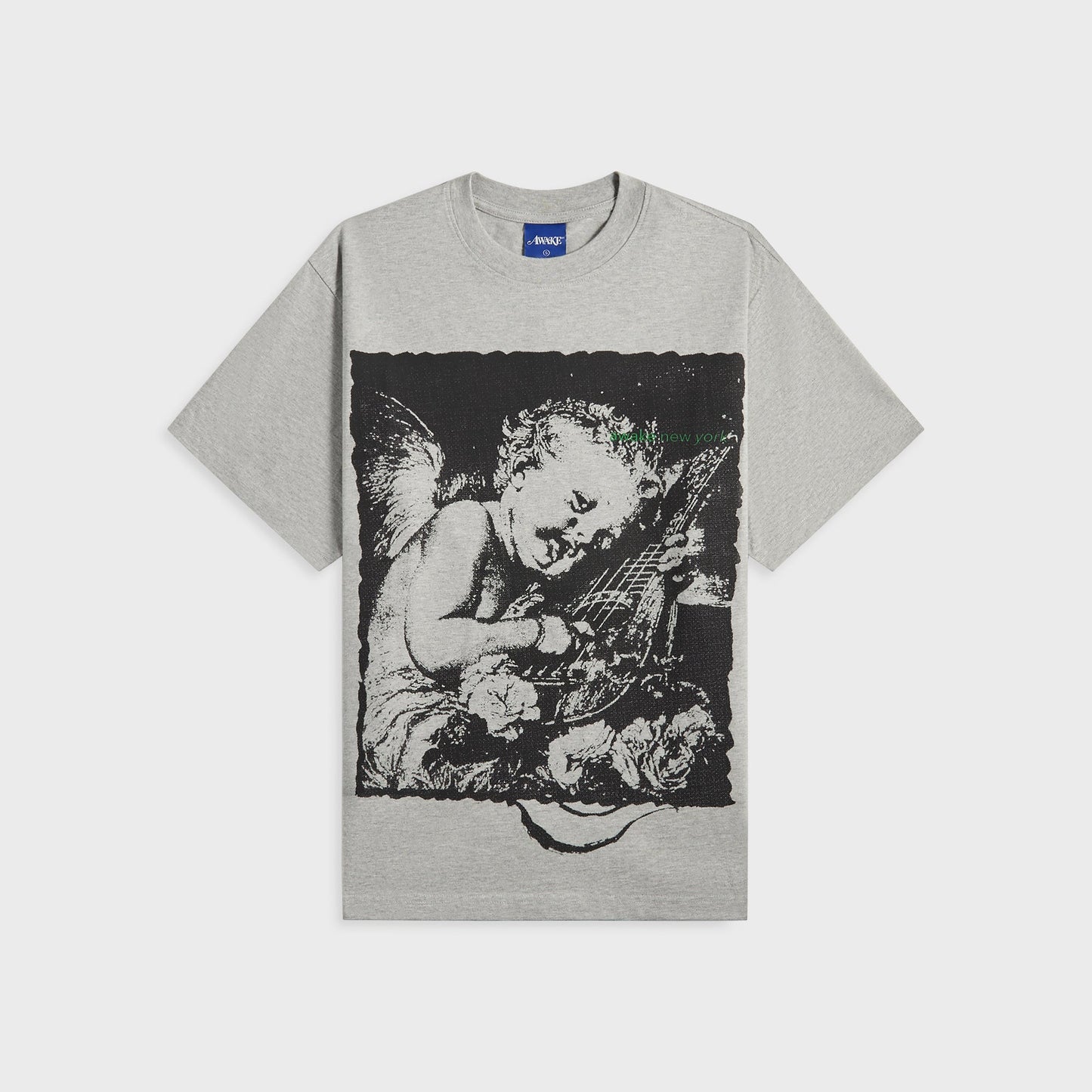 Men Kith Awake NY Cherub Cities Tee - Heather Grey
