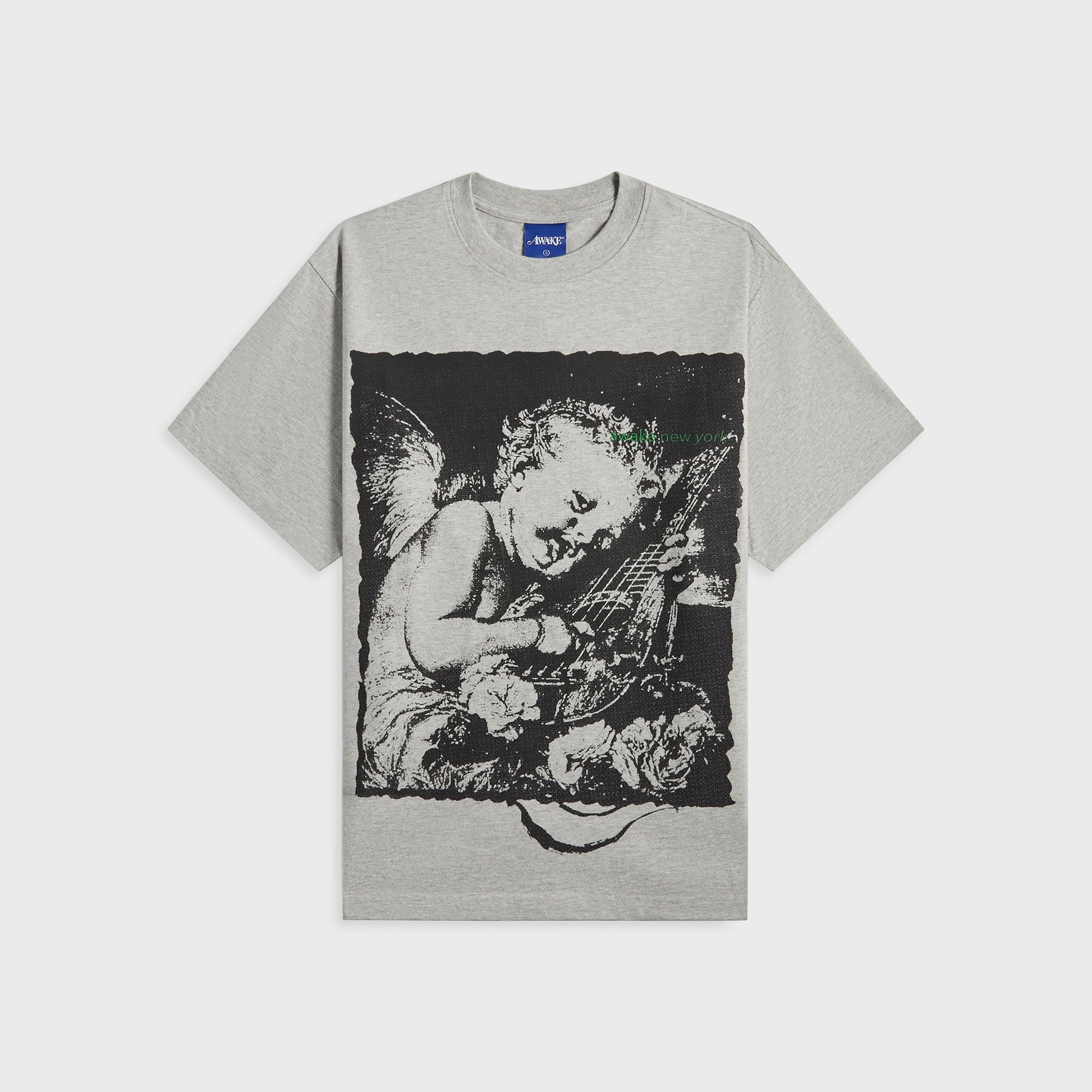 Men Kith Awake NY Cherub Cities Tee - Heather Grey