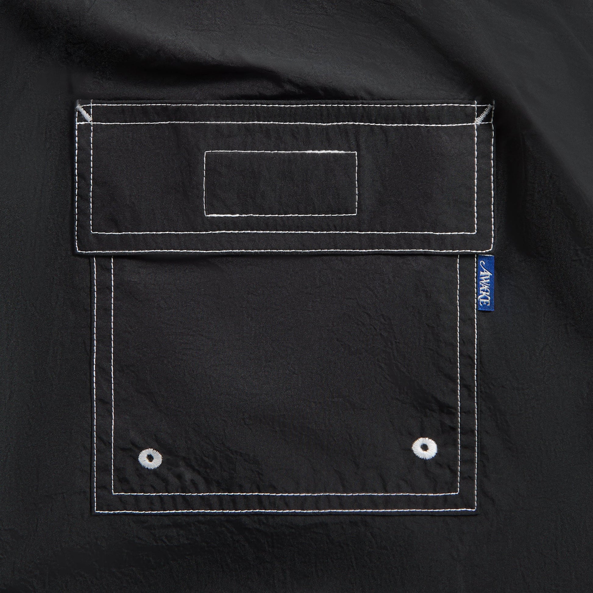Men Kith Awake NY Classic Logo Swim Trunk - Black