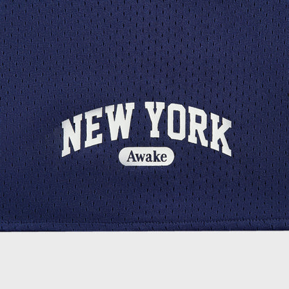 Men Kith Awake NY Archway Basketball Shorts - Navy