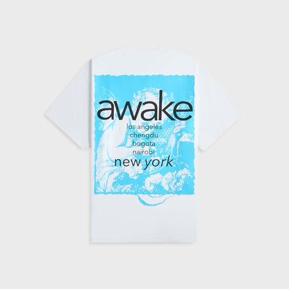Men Kith Awake NY Cherub Cities Tee - White