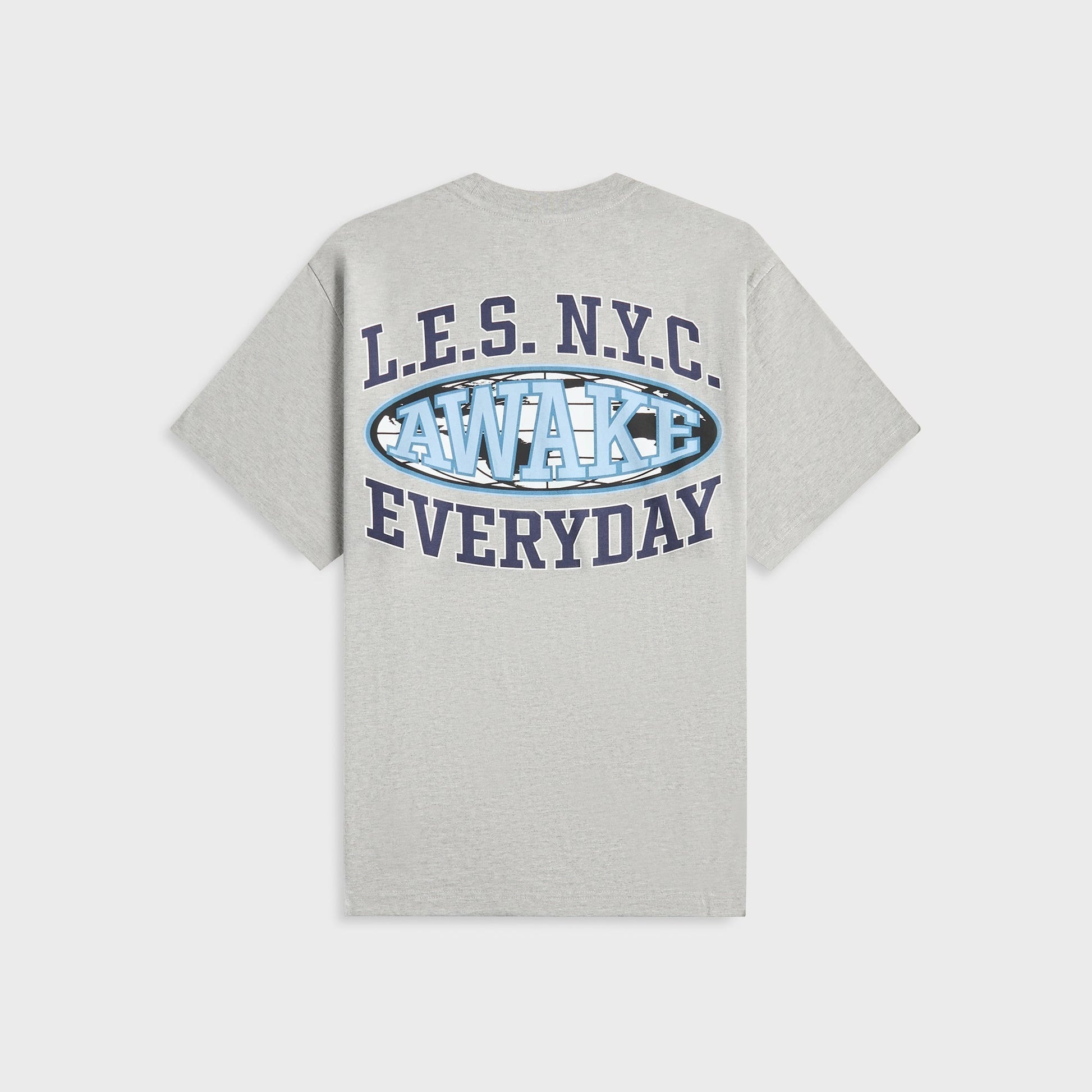 Men Kith Awake NY Les Everyday Tee - Heather Grey