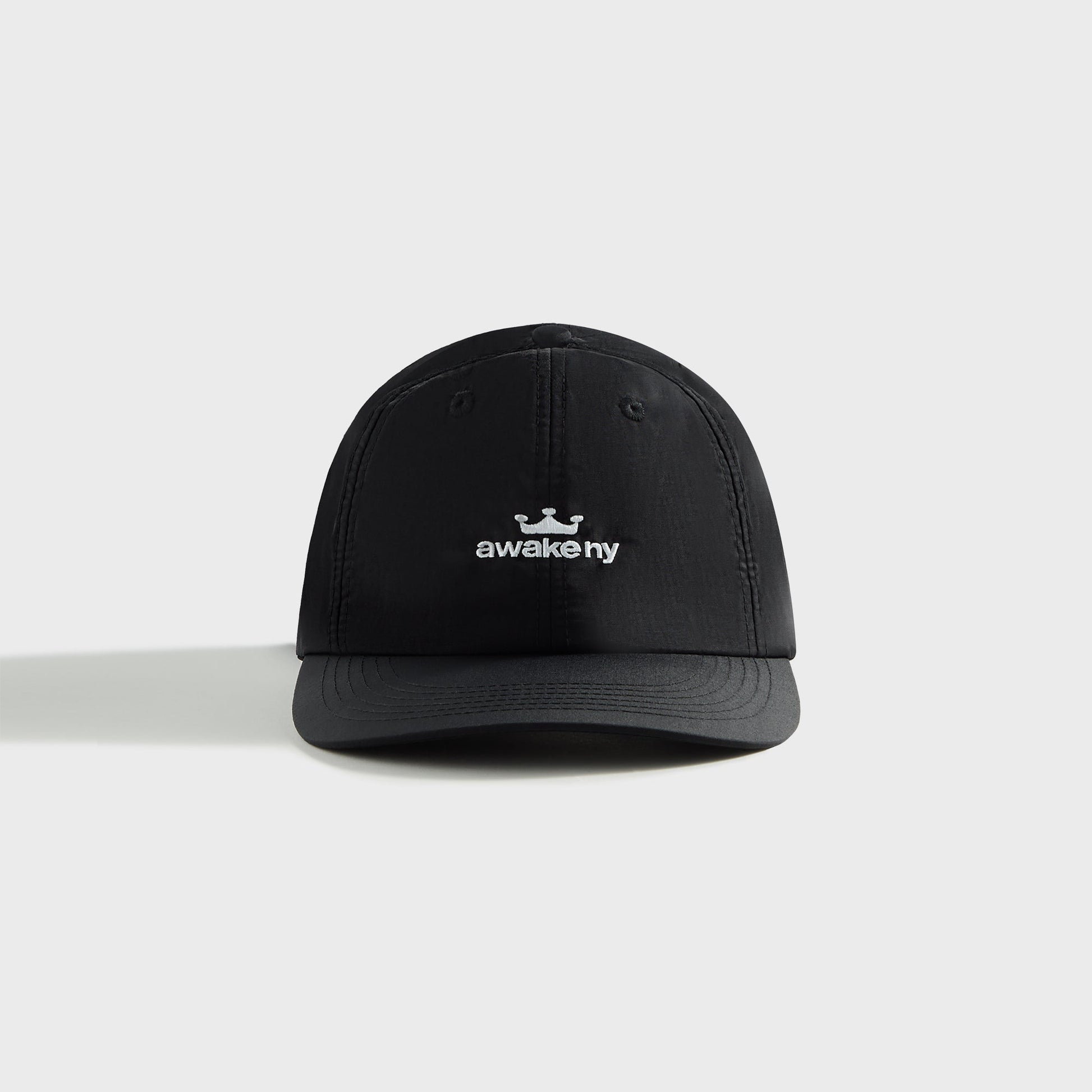 Men Kith Awake NY Logo Nylon Cap - Black