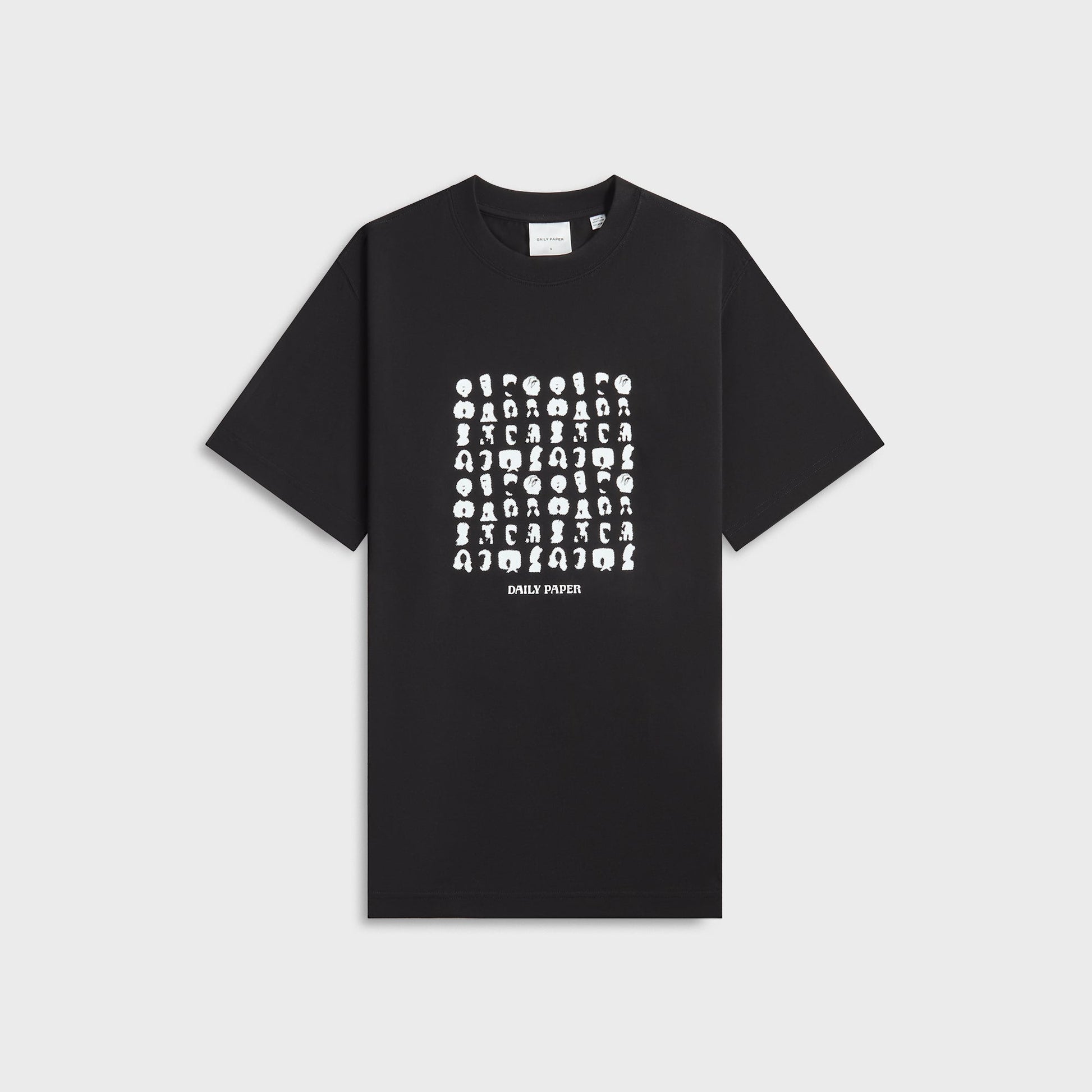 Men Kith Daily Paper Hair Grid Tee - Black