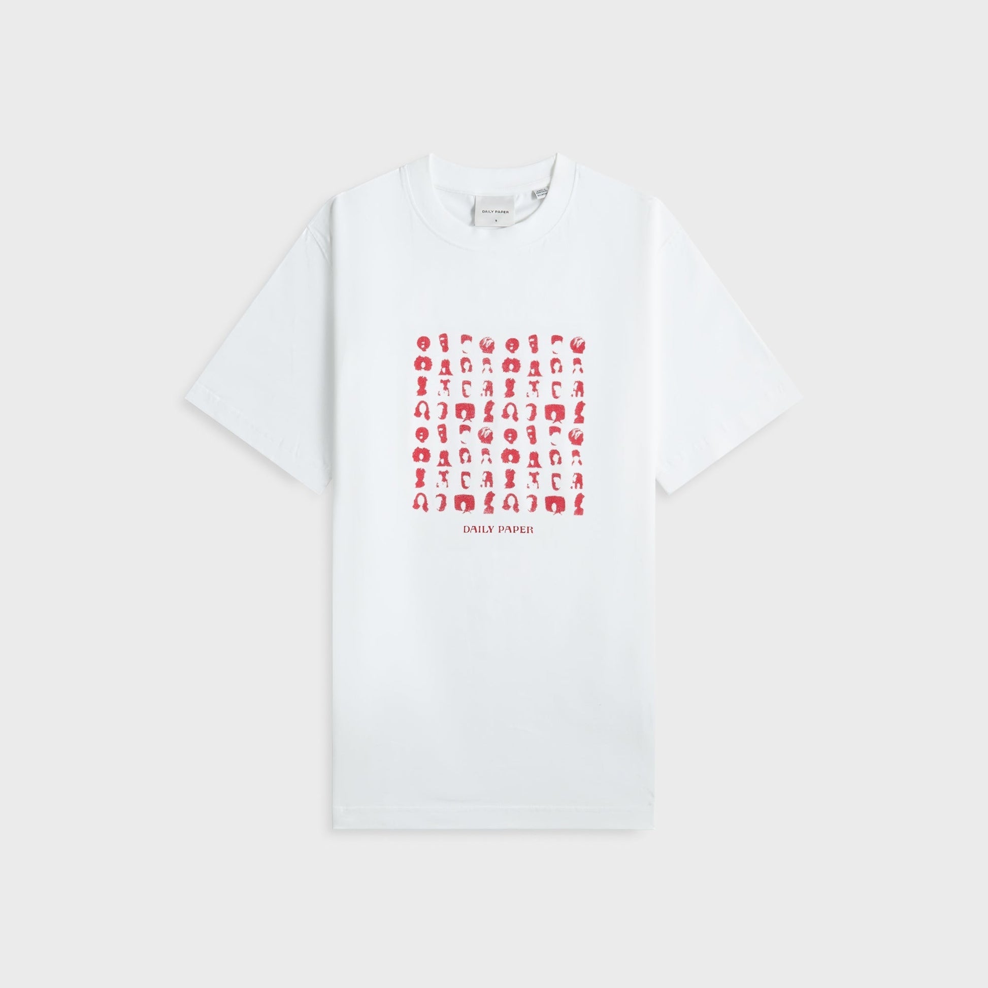 Men Kith Daily Paper Hair Grid Tee - White