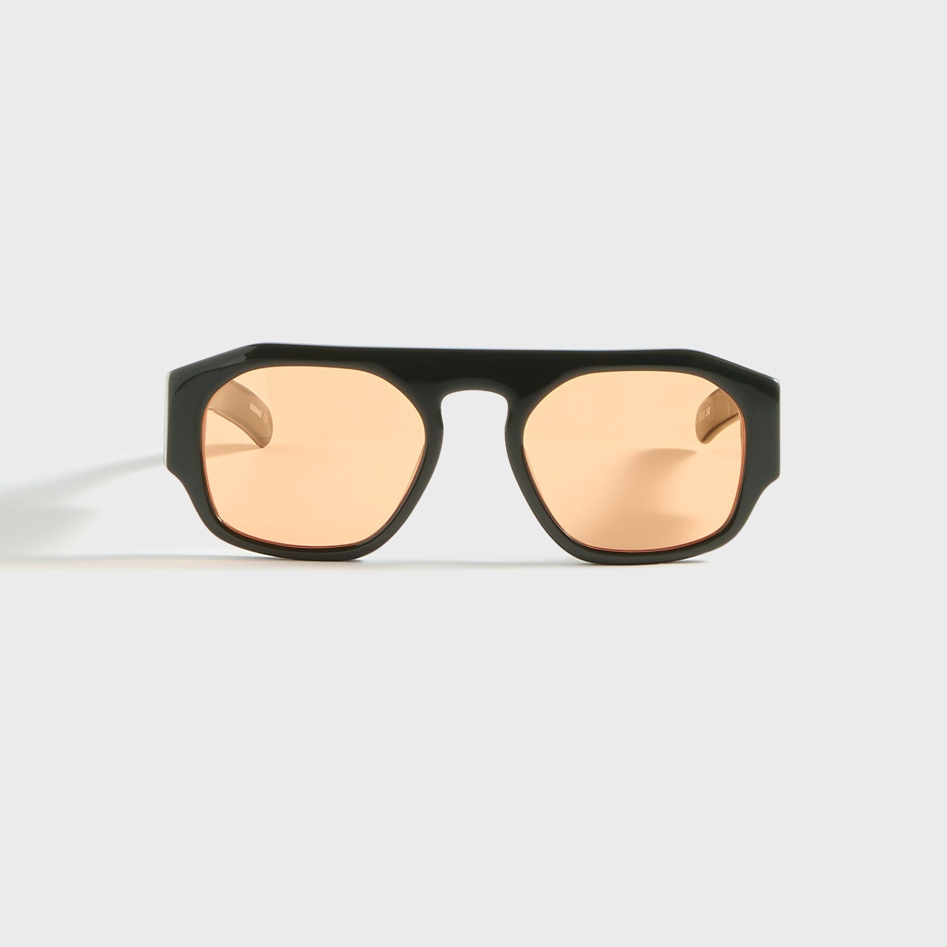 Men Kith Flatlist Shade 02 - Solid Forrest Dk Green / Solid Orange Lens