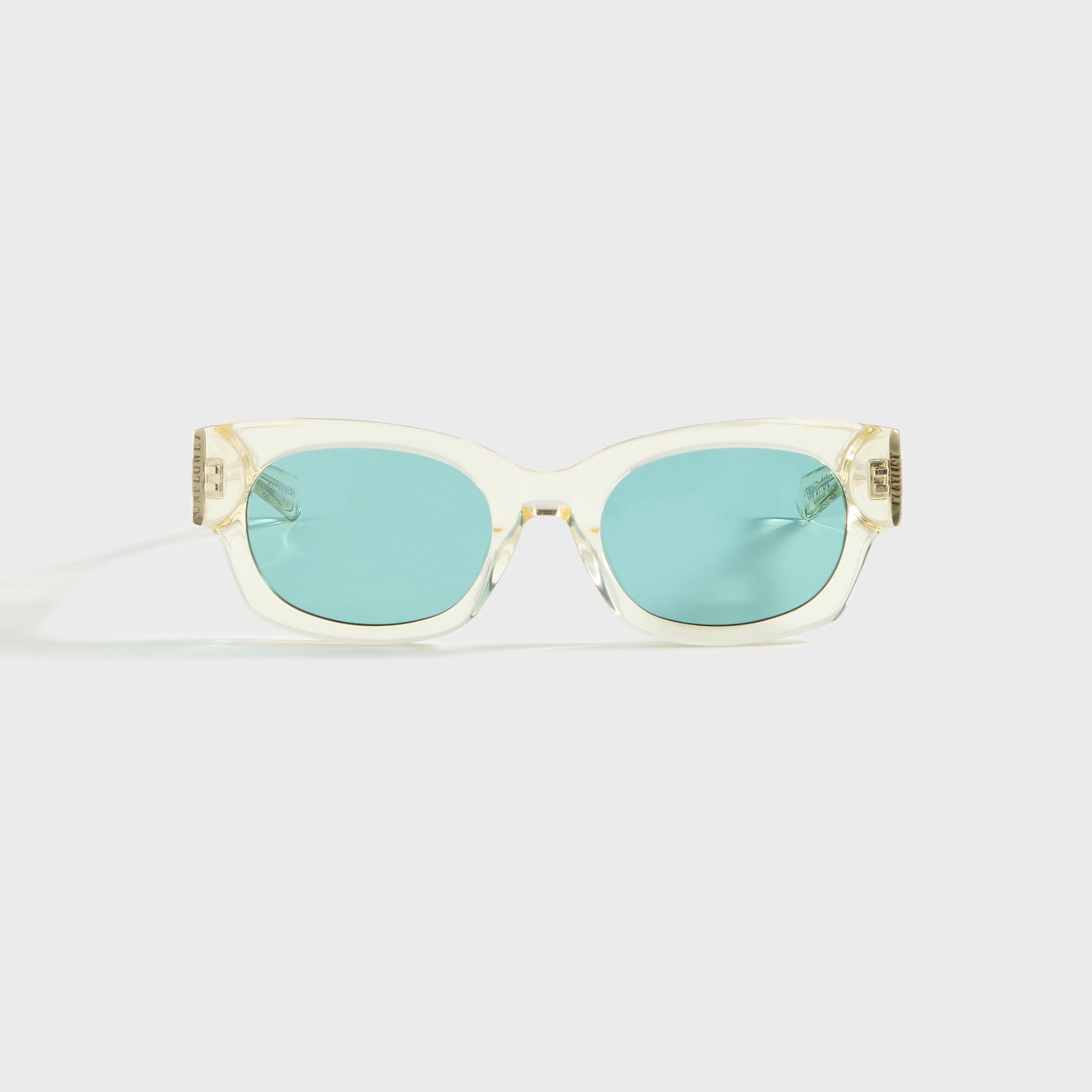 Men Kith Flatlist Shade 01 - Crystal Yellow / Solid Teal Lens
