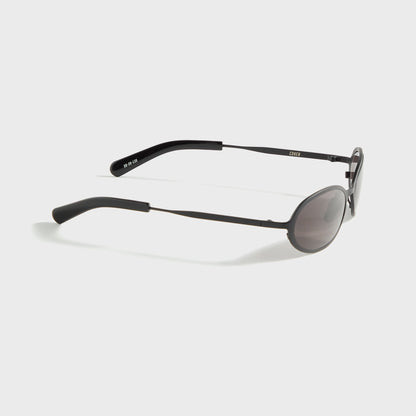 Men Kith Flatlist Cohen - Matte Black / Solid Black Lens