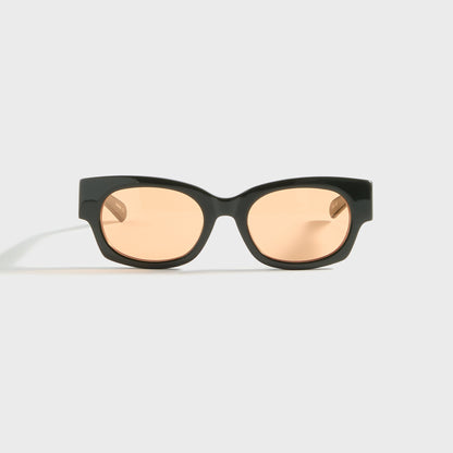 Men Kith Flatlist Shade 01 - Solid Forest Dk Green / Solid Orange Lens