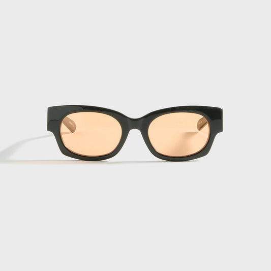 Men Kith Flatlist Shade 01 - Solid Forest Dk Green / Solid Orange Lens