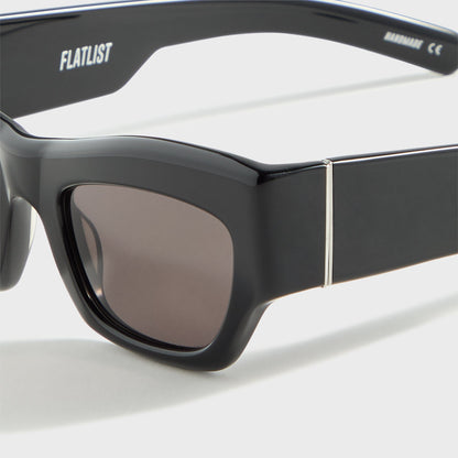 Men Kith Flatlist Shade 03 - Solid Black / Solid Black Lens