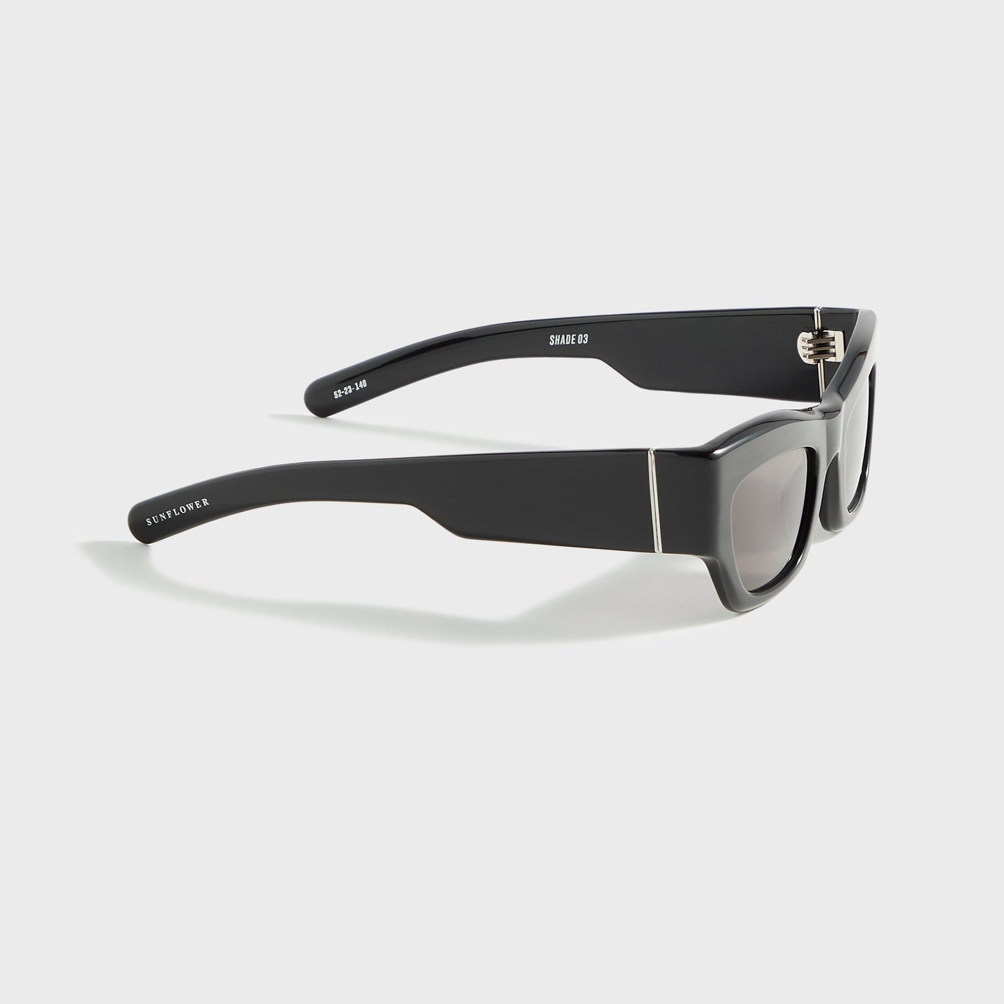 Men Kith Flatlist Shade 03 - Solid Black / Solid Black Lens