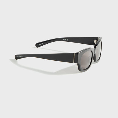 Men Kith Flatlist Shade 01 - Solid Black / Solid Black Lens