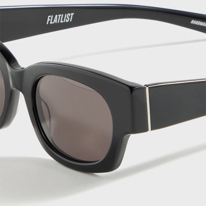 Men Kith Flatlist Shade 01 - Solid Black / Solid Black Lens