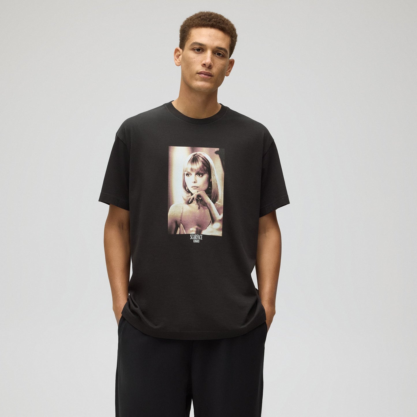 Men Kith Kith for Scarface Elvira Portrait Tee - Black
