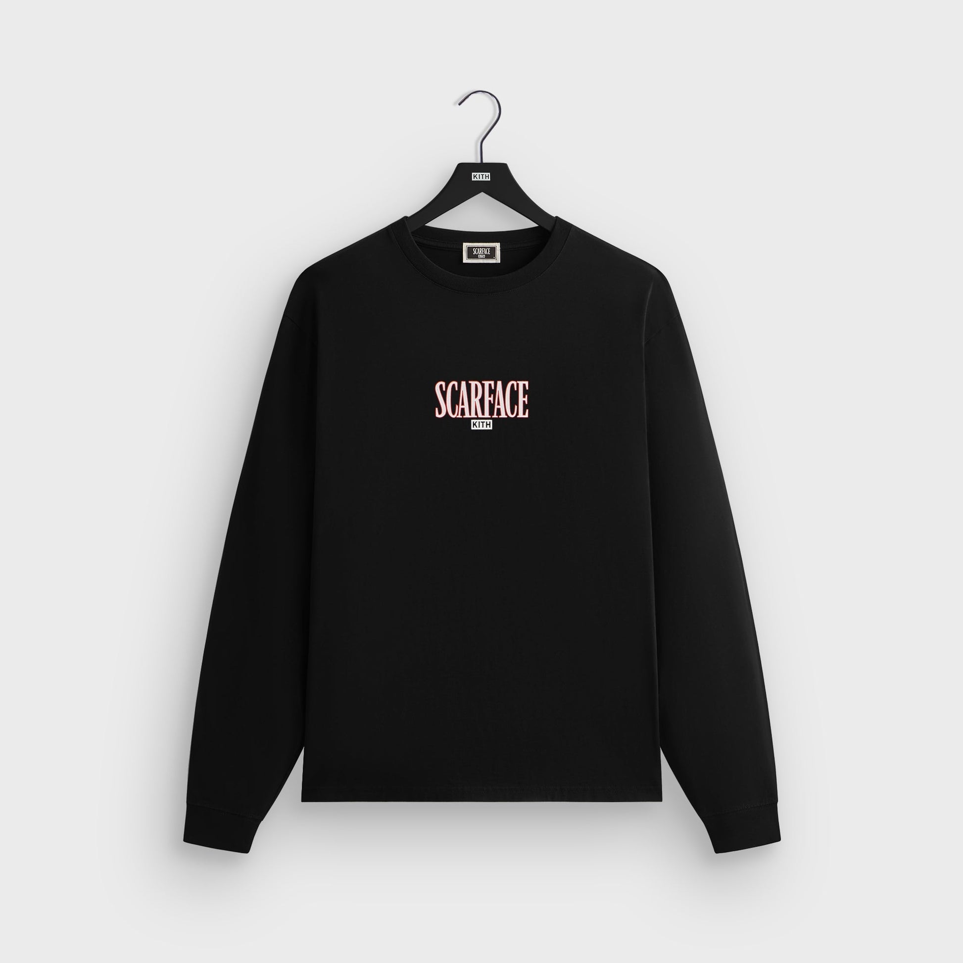 Men Kith Kith for Scarface Tony Montana Long Sleeve Tee - Black