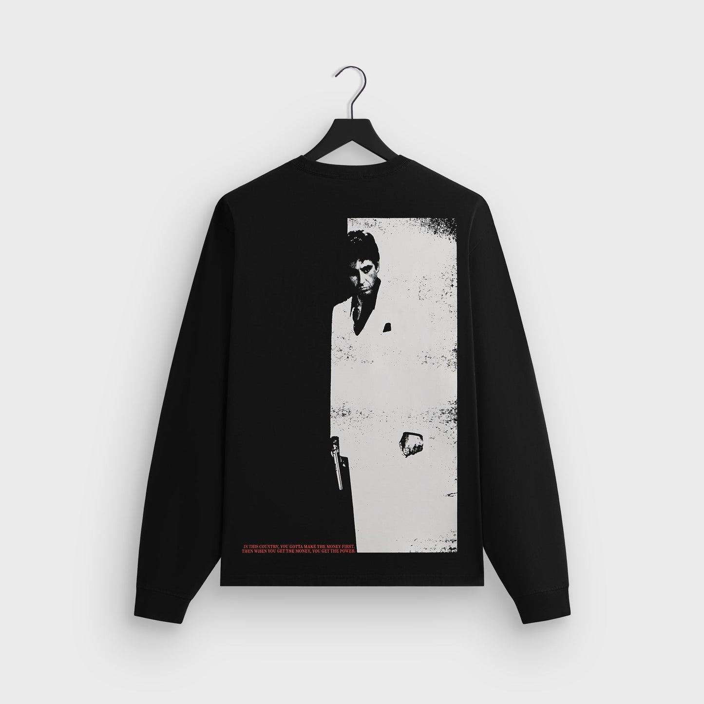 Men Kith Kith for Scarface Tony Montana Long Sleeve Tee - Black