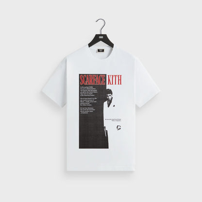 Men Kith Kith for Scarface Film Poster Vintage Tee - White