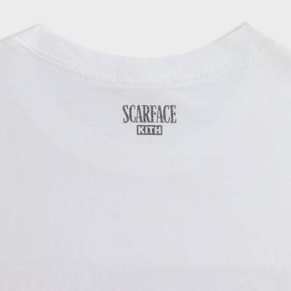 Men Kith Kith for Scarface Film Poster Vintage Tee - White