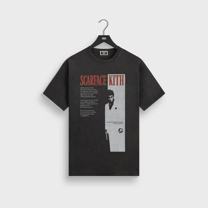 Men Kith Kith for Scarface Film Poster Vintage Tee - Black