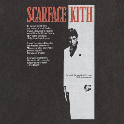 Men Kith Kith for Scarface Film Poster Vintage Tee - Black