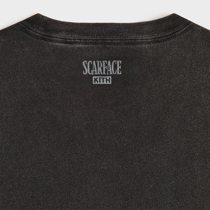 Men Kith Kith for Scarface Film Poster Vintage Tee - Black
