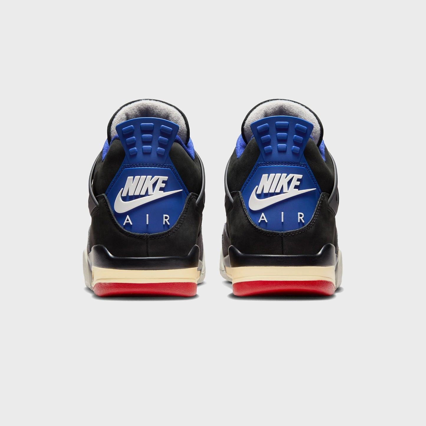 Men Kith Jordan Air Jordan 4 Retro OG - Black / Fire Red / Deep Royal Blue / Da