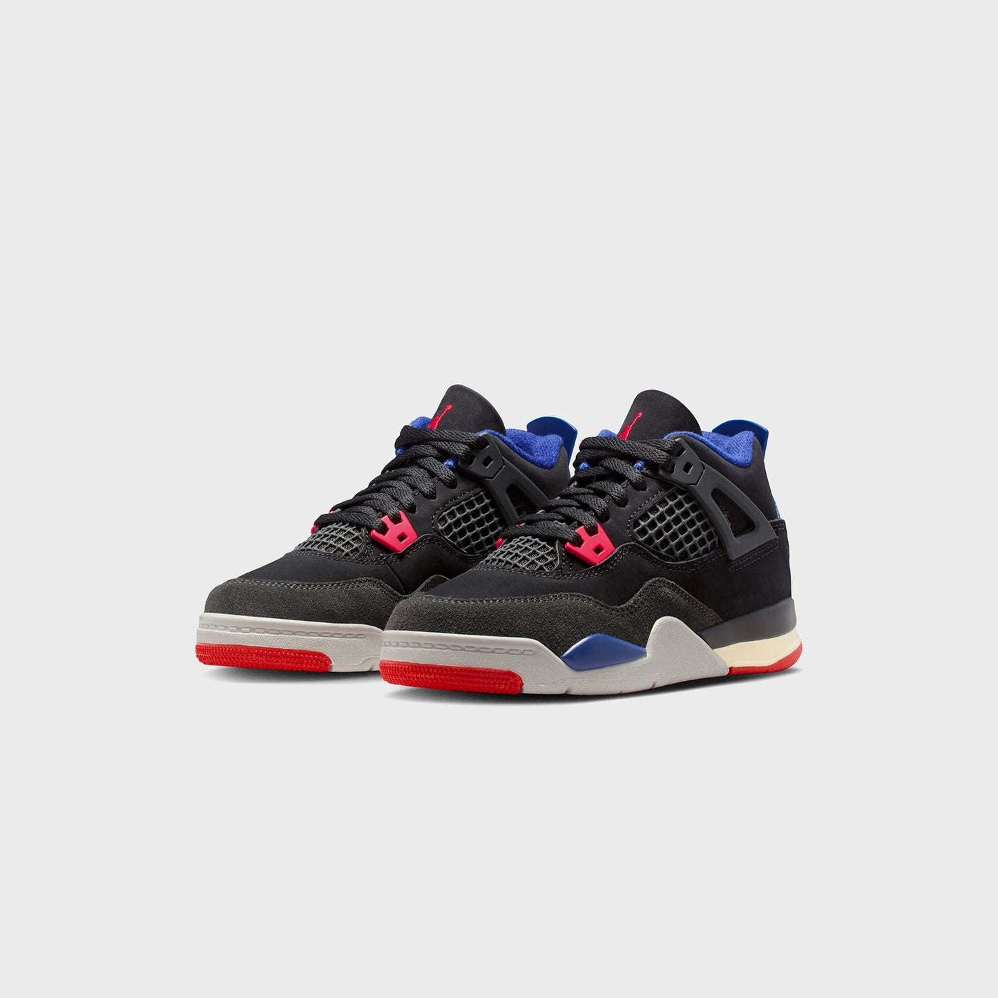 Kids Kith Jordan PS Air Jordan 4 Retro OG Rare Air - Black / Fire Red / Deep Roy
