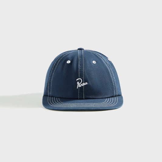 Men Kith by Parra Signature 6 Panel Cap - Navy Blue