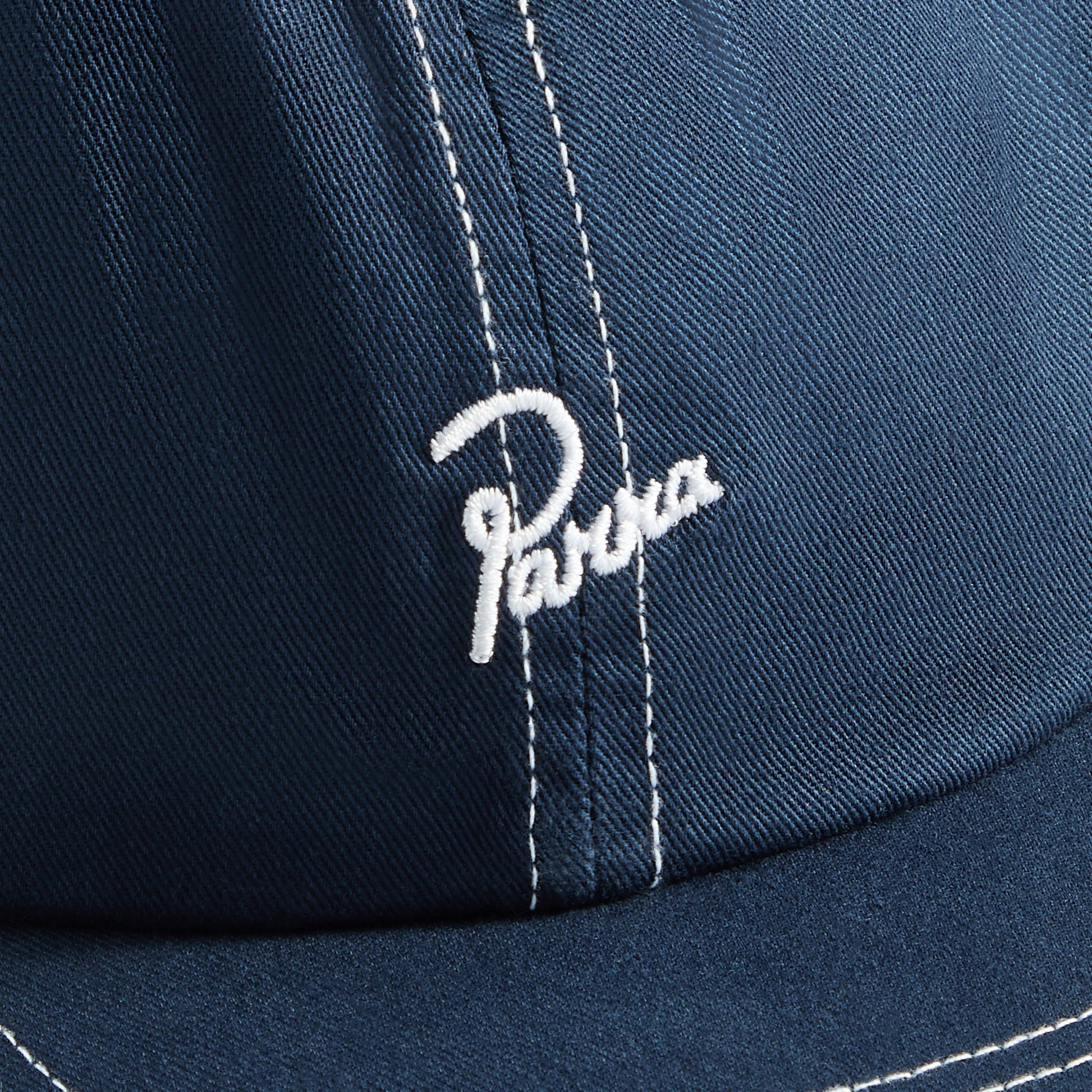 Men Kith by Parra Signature 6 Panel Cap - Navy Blue