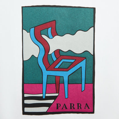 Men Kith by Parra Smoke Chair Tee - White