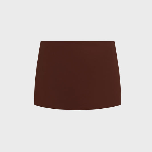 Women Kith Micro Mini Stretch Skirt - Brown