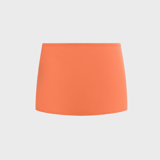 Women Kith Micro Mini Skirt - Tangerine