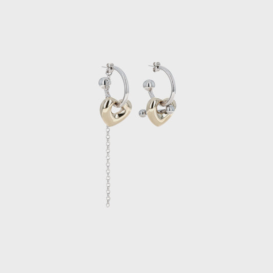 Women Kith Justine Clenquet Liu Earring - Palladium