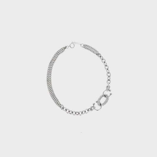 Women Kith Justine Clenquet Phoebe Necklace - Palladium